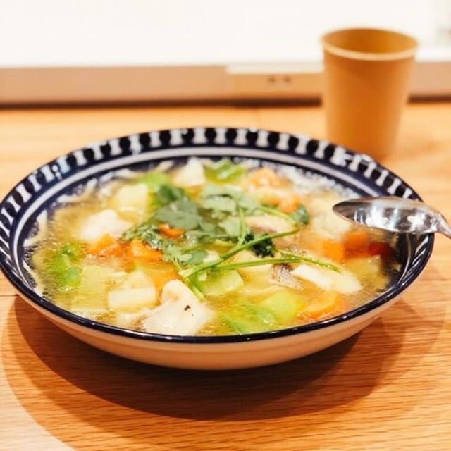 クックパッド料理撮影@ 代官山 ！タラと野菜の生姜スープ♪