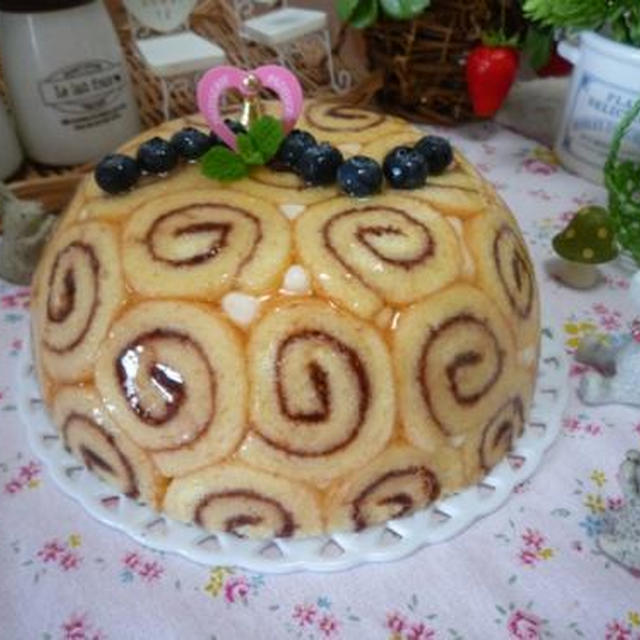 くるくる渦巻きケーキ、作りました！