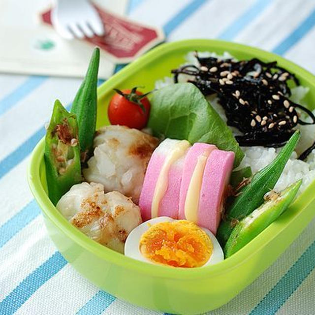 ◆焦がし醤油のフィッシュボール弁当