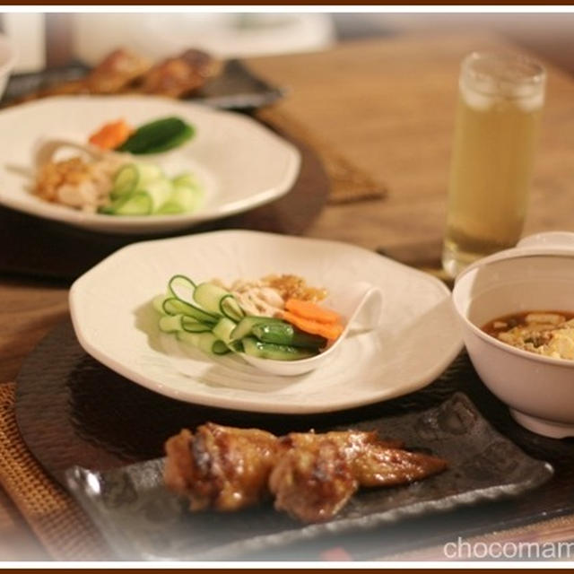 ちょっとだけオシャレ前菜で中華ディナ By チョコママさん レシピブログ 料理ブログのレシピ満載
