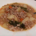 イタリア流「一汁一菜」！具だくさんのスペルト小麦のスープ