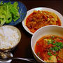 ダッカルビ＆豆腐チゲ風スープ