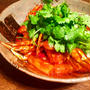 Spicy toppogi with soft crab / 渡り蟹のピリ辛トッポギ