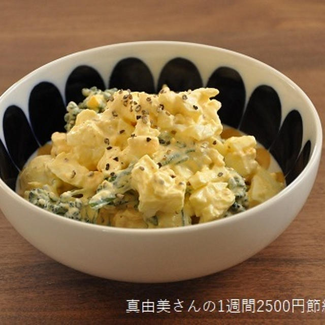 サブおかずを迷ったときは、食材を開き直って２つに絞る！「ブロッコリーとゆで卵のサラダ」