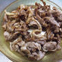 豚肉の炒めない炒め物
