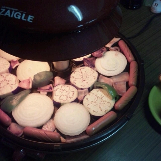 炭火焼きのように