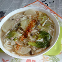 シャンタンDXで野菜たっぷりの豚しゃぶ絶品鍋～〆のうどん