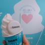 [祝！白い恋人ソフトクリーム 都内初出店♡]ホワイトチョコのソフトクリーム濃さ厚かつ爽やか〜♡