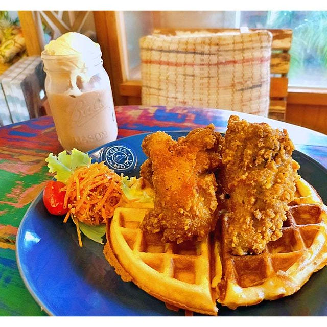わんこOK「レインボーカフェ」南国リゾート風ランチ♪マライカバザール越谷レイクタウン店併設カフェ