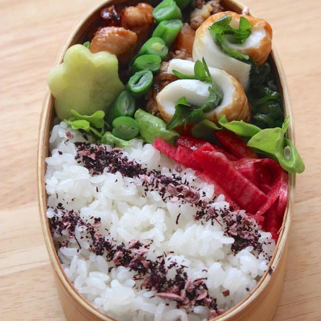【　夫ひとり分のお弁当　】