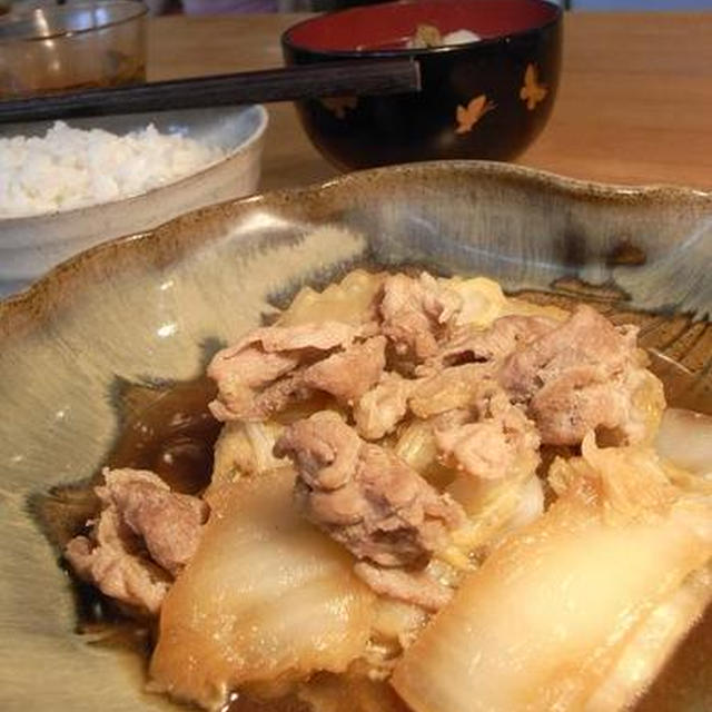 即席　豚肉と白菜の煮物　これ楽ちん