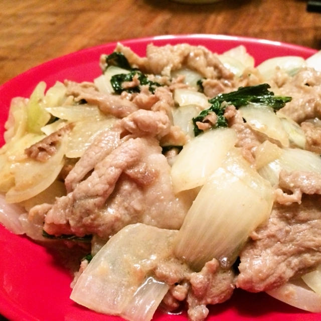 これぞメシのおかず「豚肉と大葉の味噌炒め」