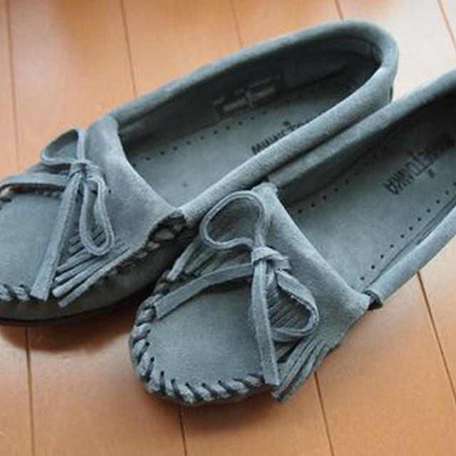 今トレンドのMINNETONKA(ミネトンカ)のモカシンのプレゼント♡