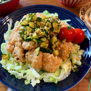 福島県産きゅうりdeご飯が進む♡鶏もも肉の油淋鶏風【＃簡単レシピ＃時短＃節約＃唐揚げ＃万能きゅうり】