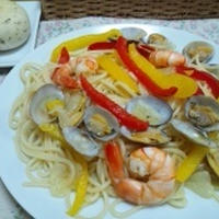 魚介類のパスタ♪