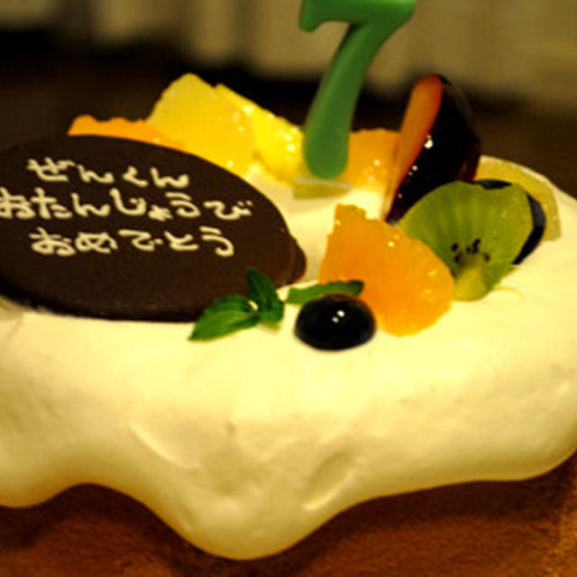 ぜんのたんじょうび。（でした。（過去形））