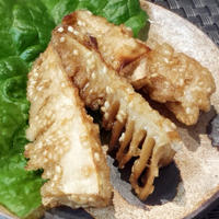 筍のゴマ唐揚げ