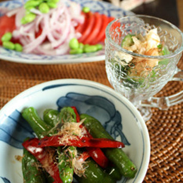 鰹のたたきの晩ご飯