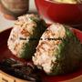 【５穀すべて】５穀米で大葉の焼きおにぎり。
