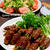 牛肉の野菜巻き　ガーリック風味／バラがせっかく咲いたのに･･･