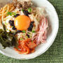 七夕に具沢山ぶっかけ素麺　＆　海苔ラー油でキュウリもずく酢