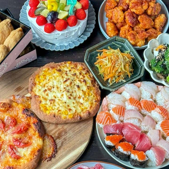 我が家の合同誕生日会