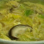 野菜たっぷり中華スープで豚しゃぶ と きゅうりの胡麻ポン和え