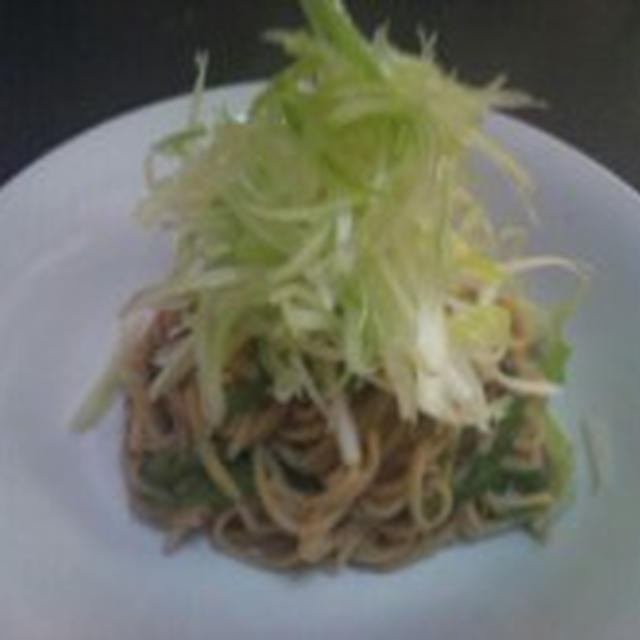 Recipe★残ったお蕎麦で焼きそば