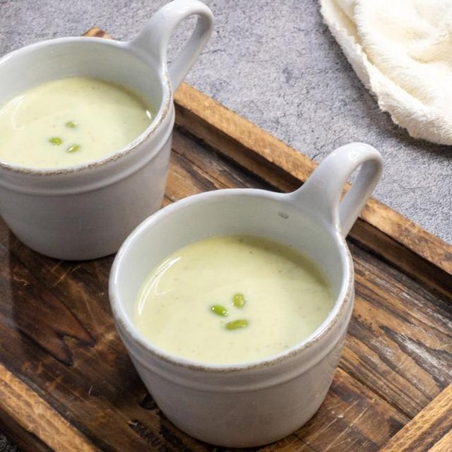 野菜ソムリエおすすめ！生クリームを使わずにさっぱりヘルシー！枝豆の冷製スープレシピ#michill