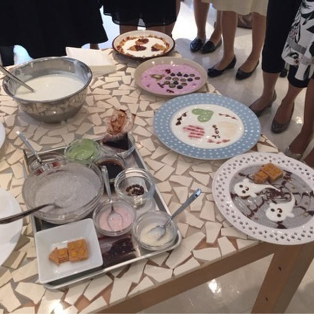 インスタ×ヨーグルトアート
