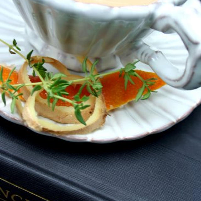 Orange and Ginger Milk Teaオレンジ＆ジンジャー・ミルクティー
