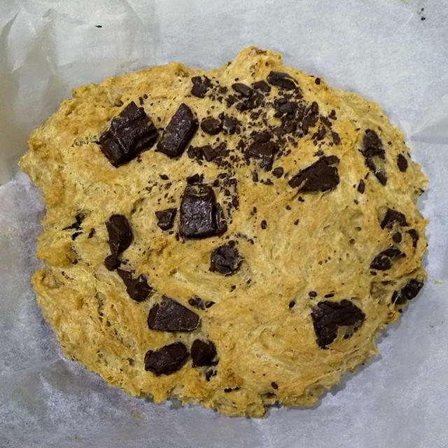 ビッグチョコマフィン　砂糖なしでチョコ濃厚🍫