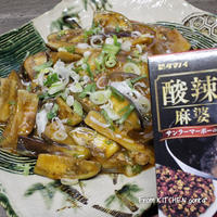 タマノイ『酸辣麻婆(サンラーマーボー)の素』で作る★本格『酸辣麻婆茄子』