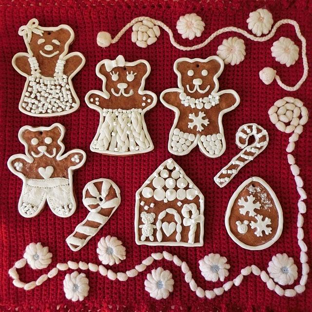 クリスマスのオーナメントクッキー作り 2 レープクーヘン ジンジャークッキーのデコレーションしたよ By Bibiすみれさん レシピブログ 料理ブログのレシピ満載