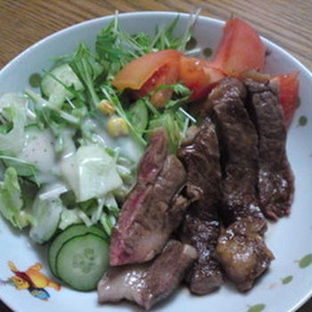 バルサミコ酢ステーキ