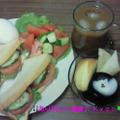 Good－morning Kyonの自家製野菜で野菜サンドトースト＆フルーツ～野菜盛り～編じゃよ