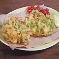 食感2倍のザク旨！枝豆と海老のかき揚げのコツある作り方 by KOICHIさん
