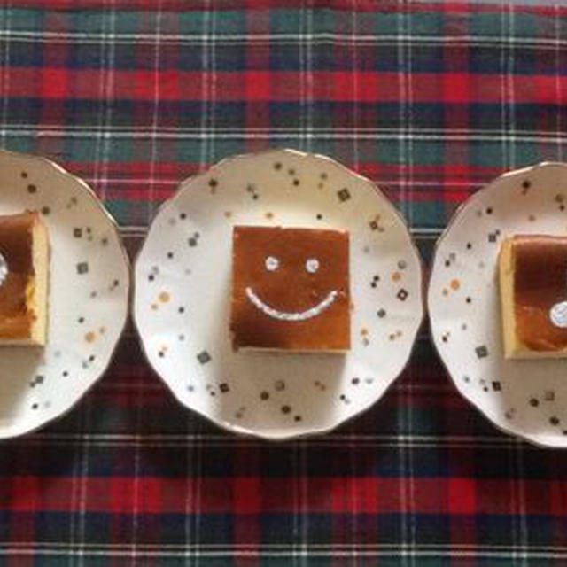 お誕生日ケーキはチーズケーキ