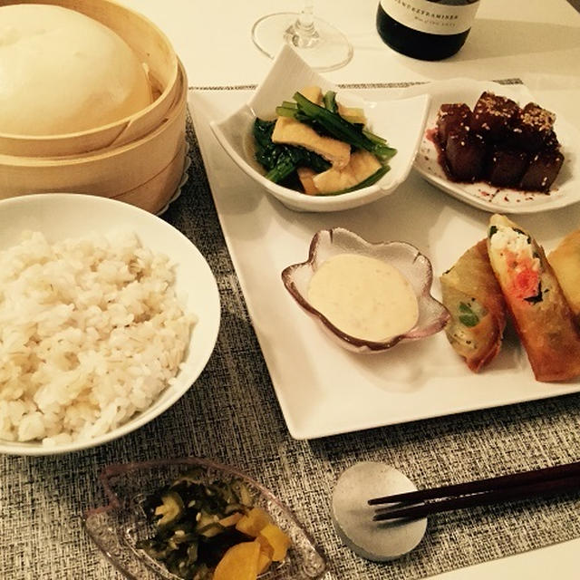 鶏明太春巻きとか