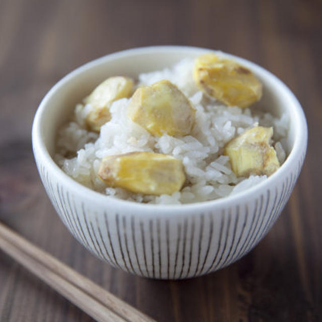 なるべく気軽に！炊飯器で栗ごはん