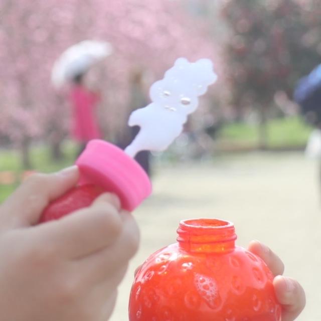 ママ友と榴ヶ岡公園。