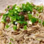 お蕎麦のペペロンチーノ