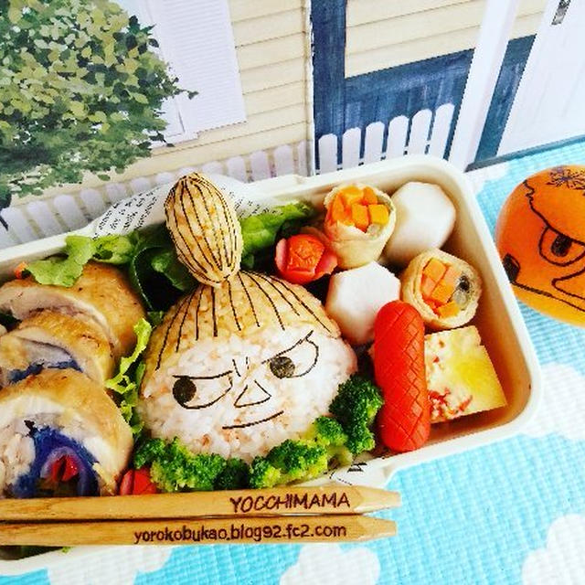 ミイおにぎり弁当&amp;スナフキン添え♪
