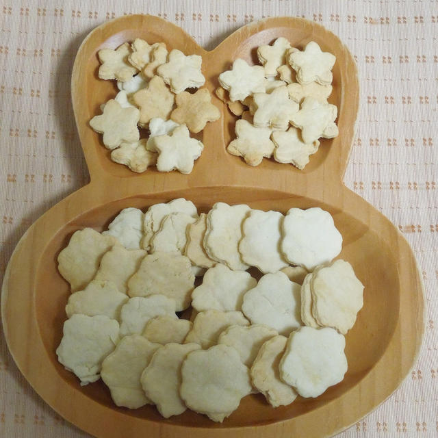 ◇◆トースターDe簡単★お花型レモンクッキー