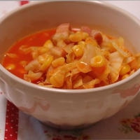 朝は簡単！野菜ジュースでスープをどうぞ！