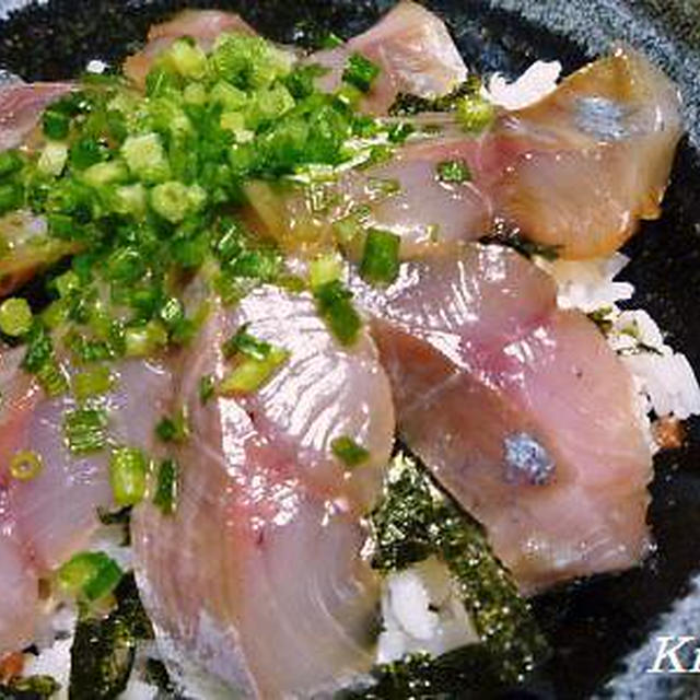 いなだの漬け丼＆ミレーユ♪
