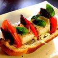 【ホームベーカリーのパンで】赤ワイン風味の照り焼きツナ・オープンサンドウィッチ by taroさん
