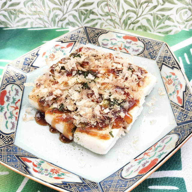 消化機能を助ける薬膳副菜～はんぺんお好み焼き風