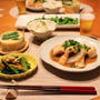 『メカジキのバター醤油炒め』とストウブで『小さいおかず』の献立。