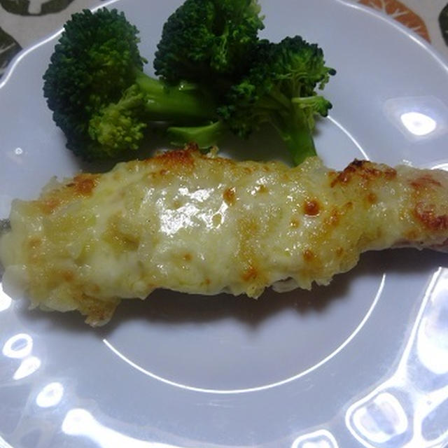 鮭のマヨパン粉焼き
